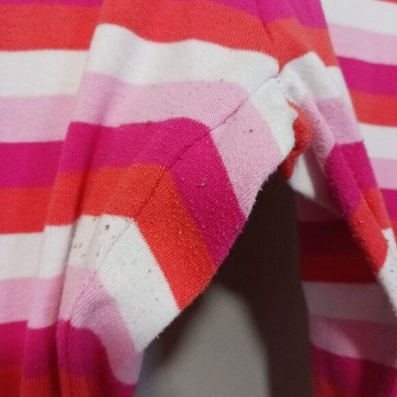 Hatley Organic Cotton Long Sleeve Pink Striped Pajama Set Women's Med - Picture 8 of 11